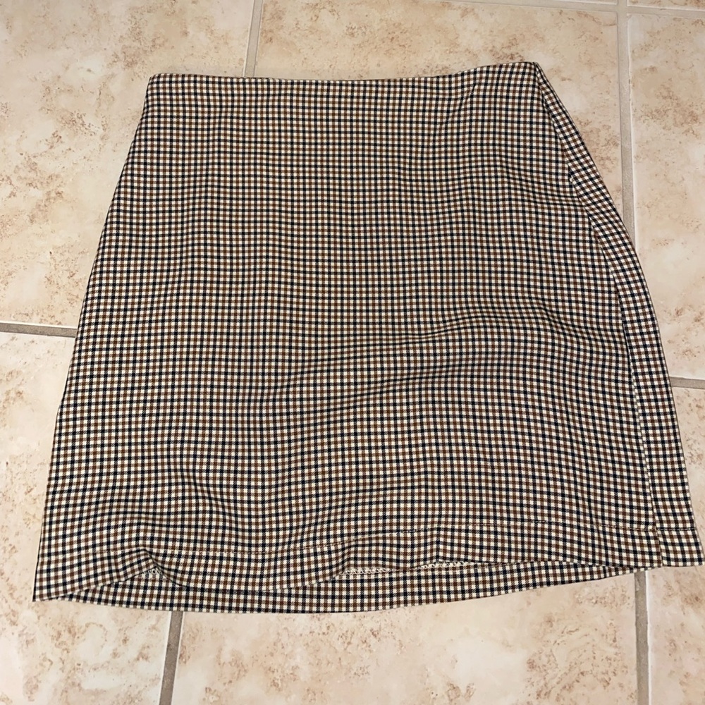 SHEIN plaid skirt
